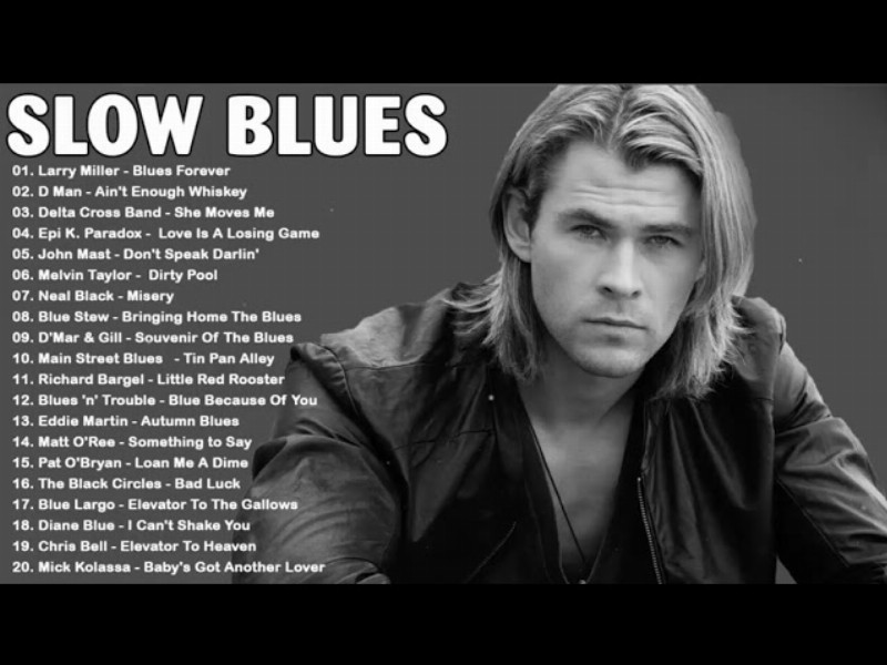 Best Blues Songs Ever : Slow Blues /rock Music : Beautiful Relaxing Blues Music