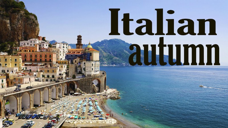 Italian Autumn Jazz - Sad Romantic Bossa Nova And Dreamy Jazz With Real Italian Coast View