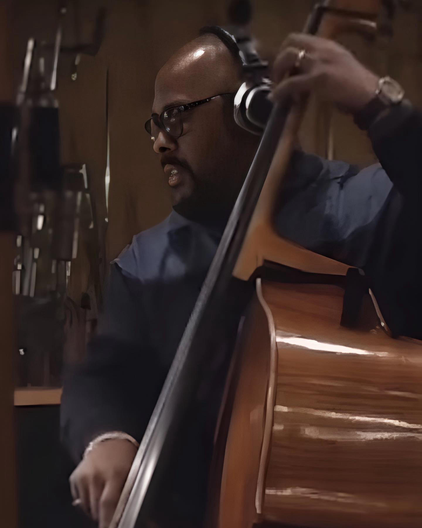 Jazz, Blues And Lounge Music - Christian McBride at a recording session #chrmcbride #jazzman1108 #th