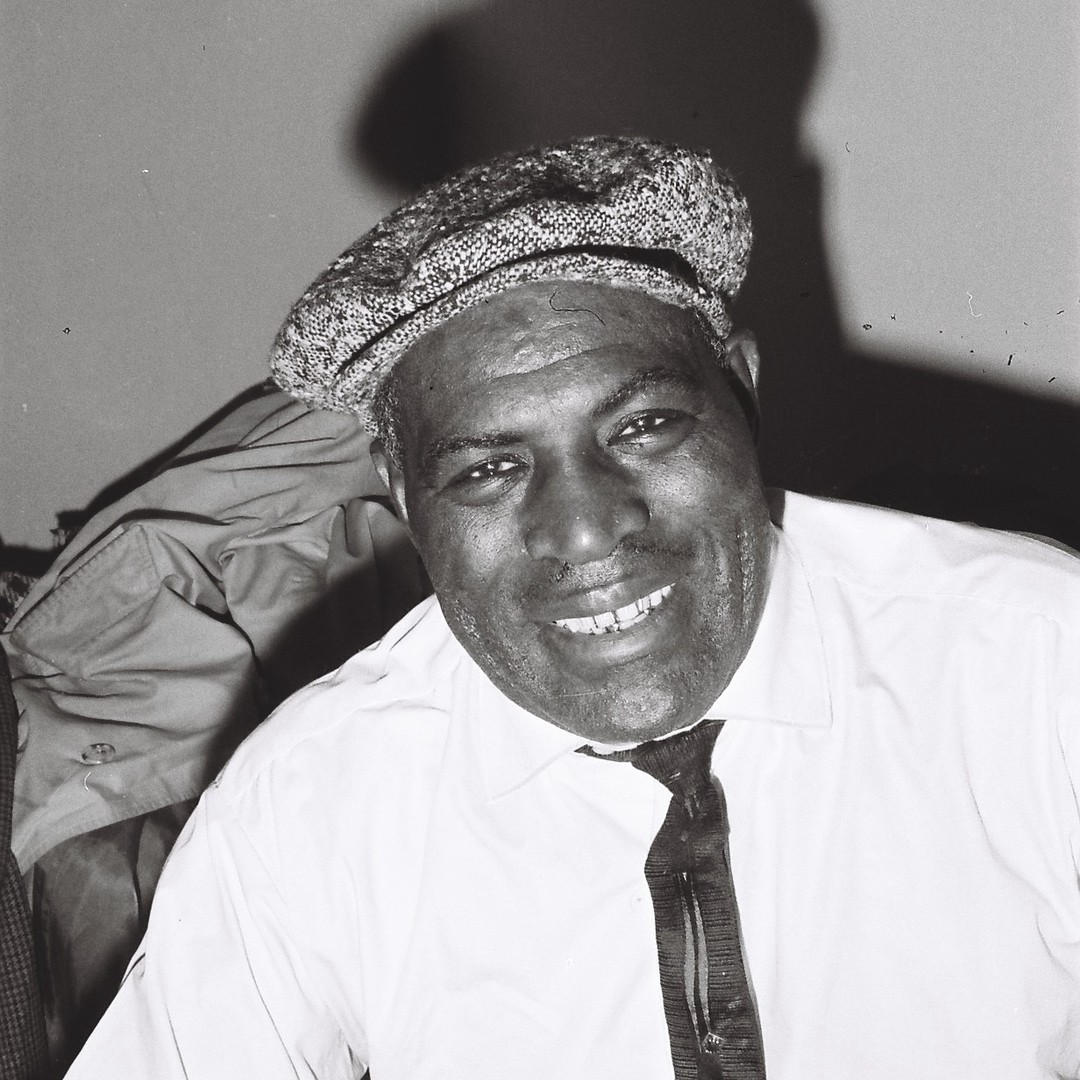Portrait of american bluesman Howlin' Wolf, one of the most influential blues musicians of the postw